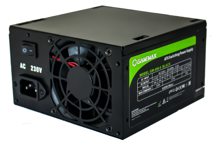 Блок живлення GAMEMAX 400W 80mm FAN (GM-400-8CM BLACK) OEM - Зображення 2