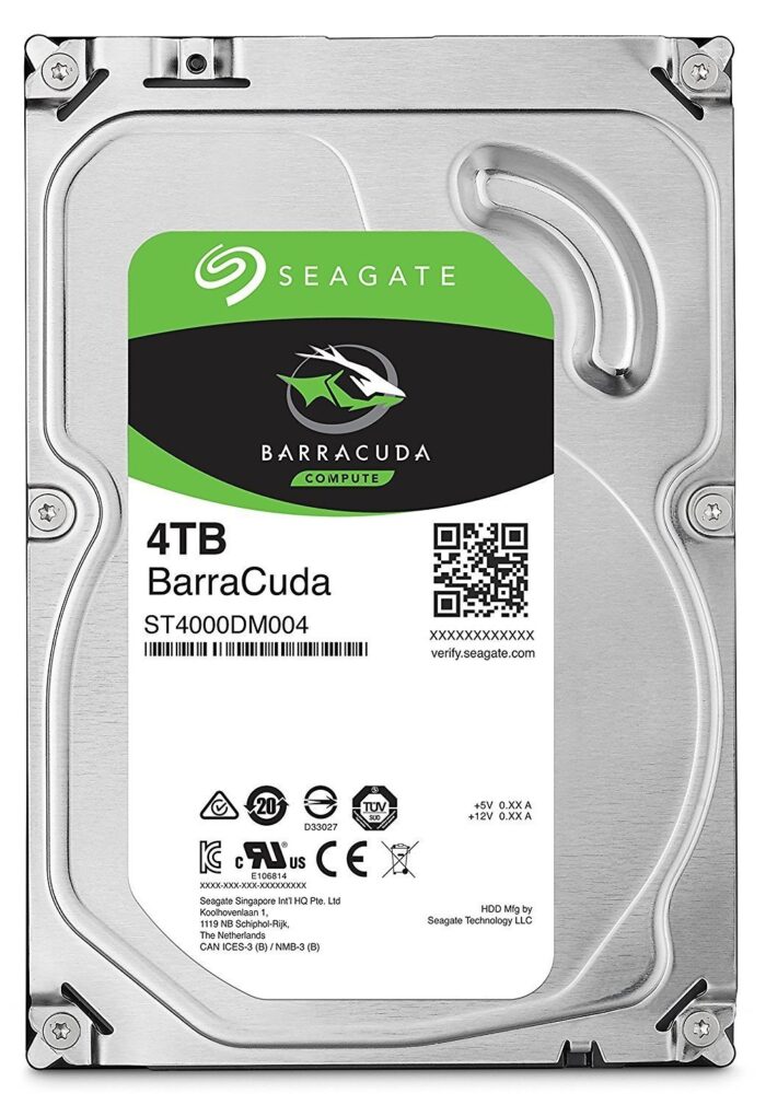 Жорсткий диск Seagate BarraCuda 4TB 256MB 5400RPM 3.5'' (ST4000DM004)